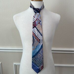 Alberto Serra TIE- blue multi